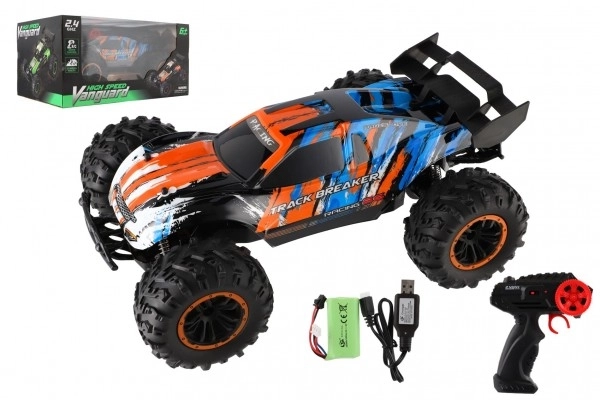 Auto RC Buggy hitrost oranžno-modro