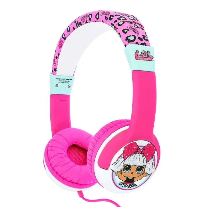 Žične slušalke za otroke OTL L.O.L. Surprise! My Diva (roza)