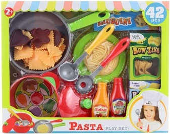 Plastični set hrane in posode za otroke