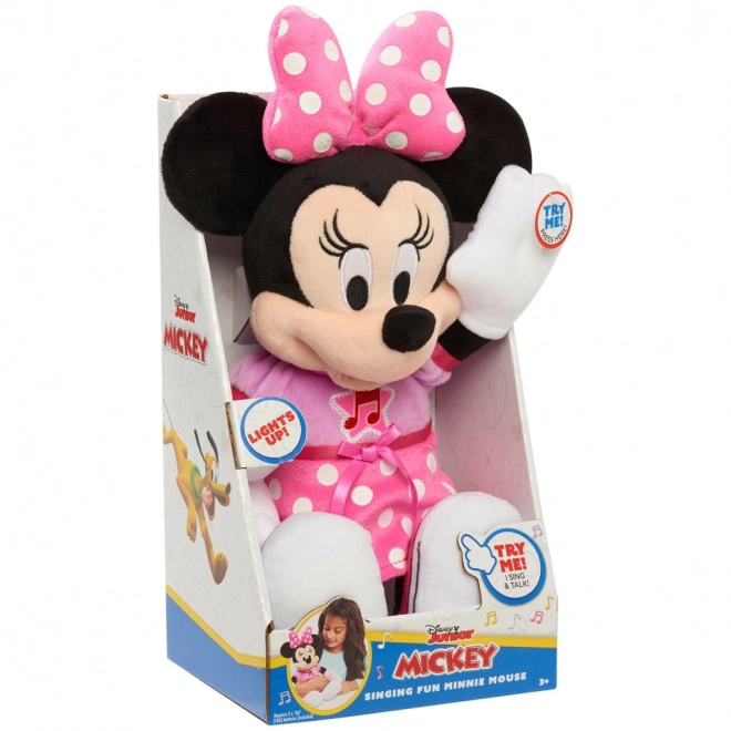 Pevajoča plišasta Minnie Mouse