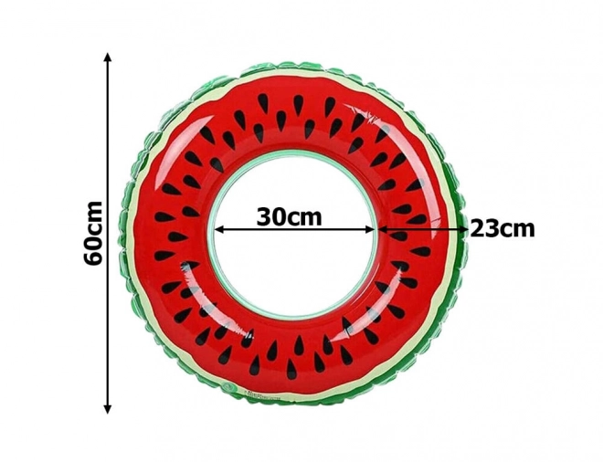 Velik obroč za napihovanje Lubenica 70 cm za otroke