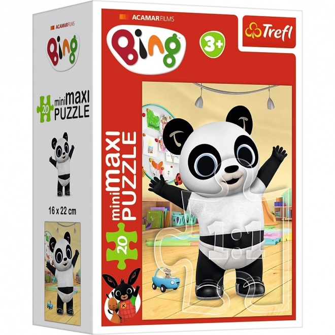 Minipuzzle miniMaxi 20 kosov Bingovi prijatelji/Zajček Bing