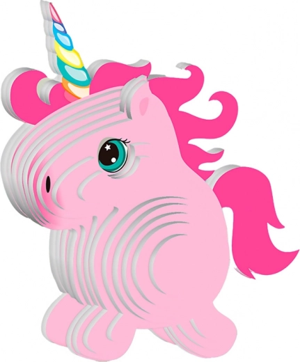 Prisrčen 3D rožnati samorog