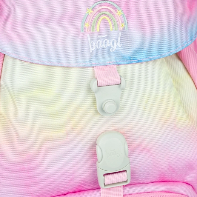 BAAGL Šolski nahrbtnik Airy Rainbow Unicorn