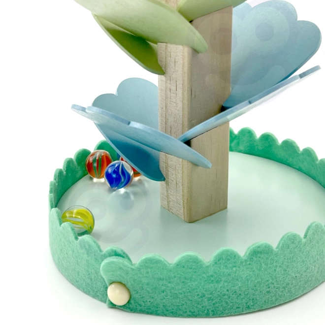 Leseni spiralni stolp Tooky Toy za otroke