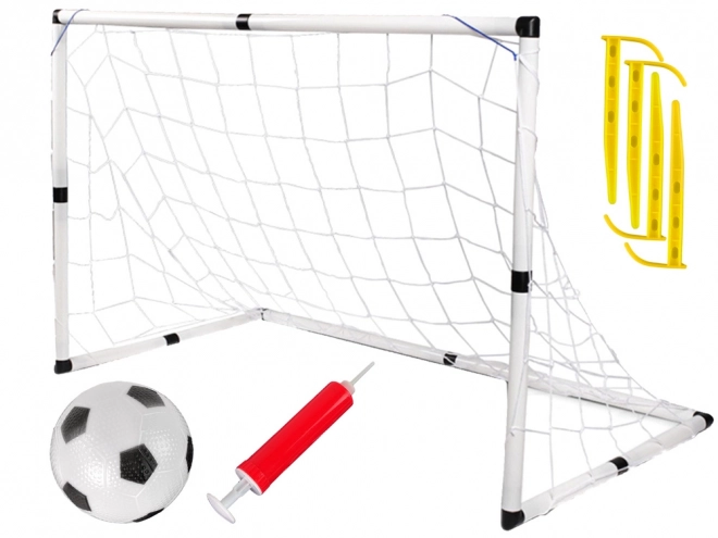 Velika nogometna gol Nogometna žoga Črpalka