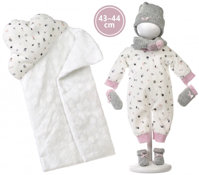 Llorens M843-36 obleček za dojenčka NEW BORN velikosti 43-44 cm