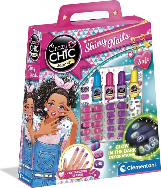 Komplet Crazy Chic Fluo za nohte
