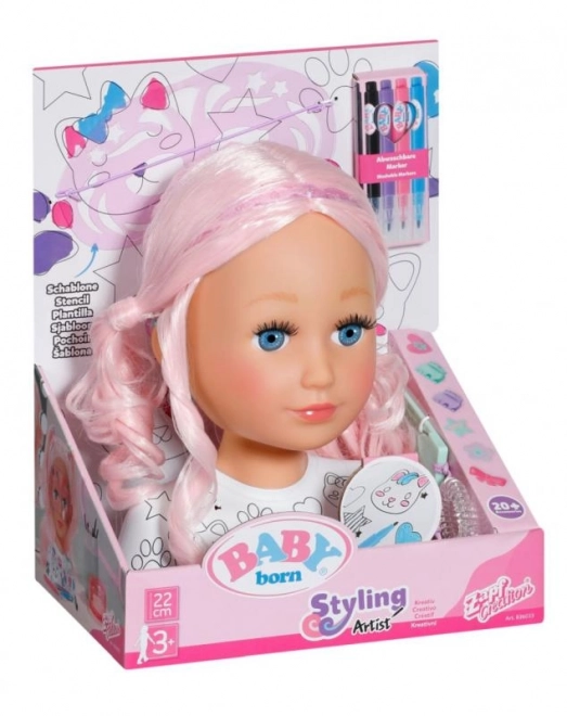 Kreativna pričesna glava BABY born