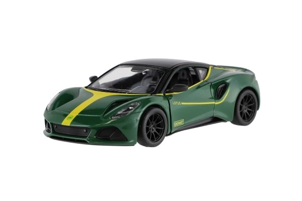 Auto Kinsmart Lotus Emira 1:38 kov/plast 12,5cm 3 barve na vzvratno navijanje 12 kosov v škatli