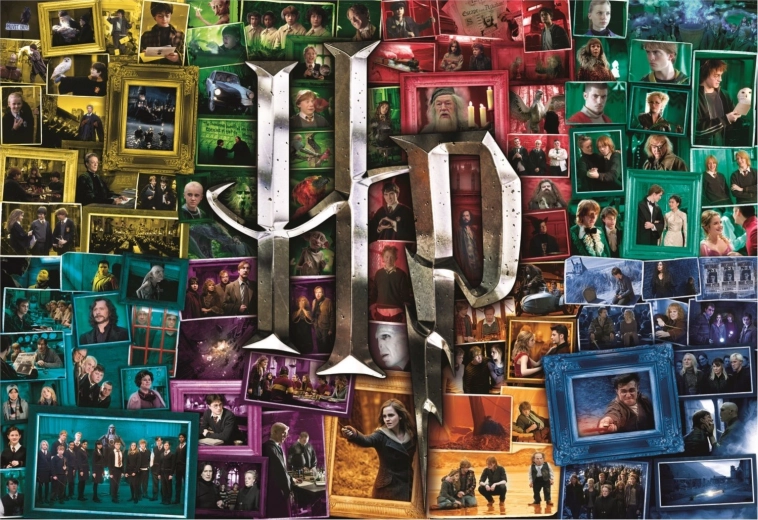 Sestavljanka 1500 koščkov HARRY POTTER skozi filme