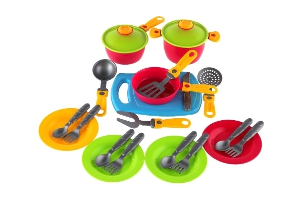 Set posode s plastično desko v vrečki 20x12x12cm