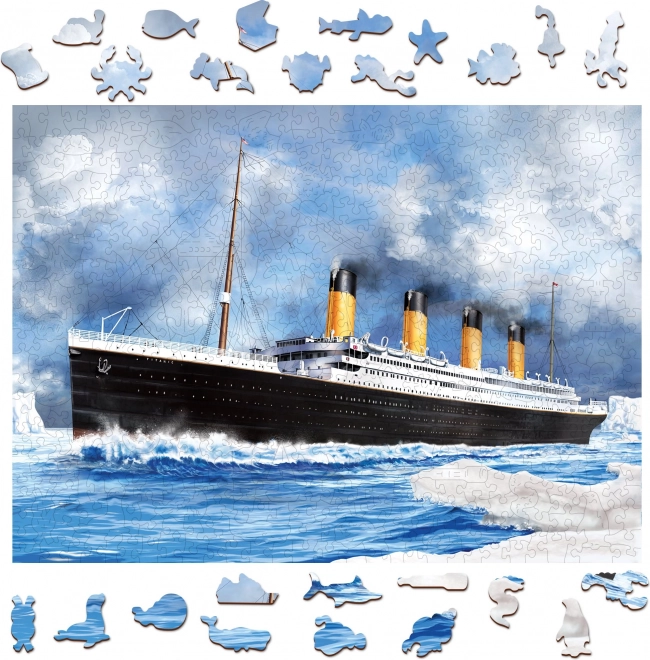 WOODEN CITY Lesene puzzle Titanik 505 kosov