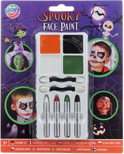 Moxy poslikava obraza – srhljivi Halloween
