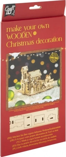 Lesene 3D sestavljanke Santa – CRAFT ID