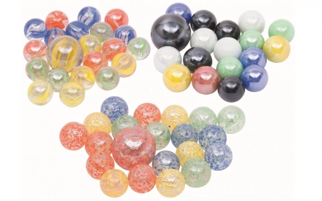 Steklene frnikole Marbles 21 kosov - Marmorirane frnikole