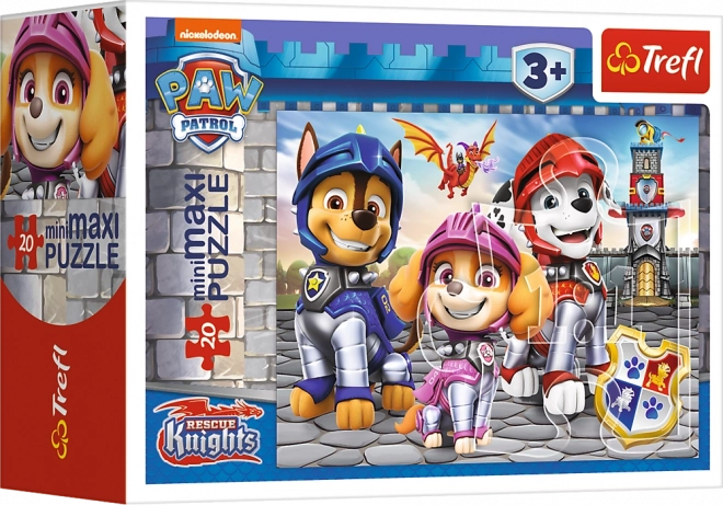 Sestavljanka Paw Patrol miniMAXI 20 kosov