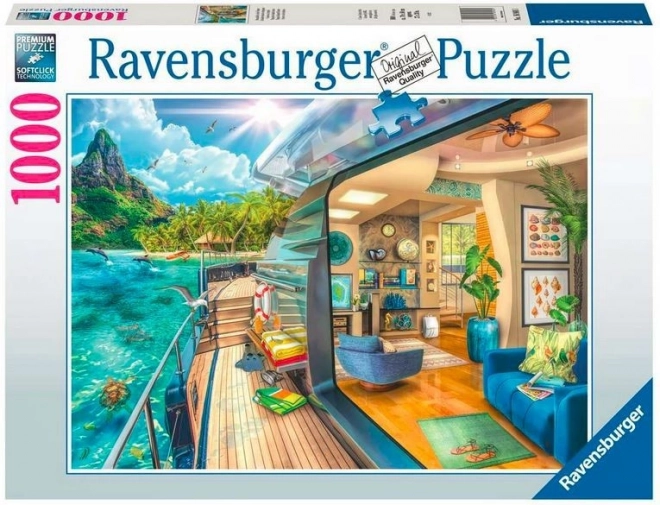 Sestavljanka 1000 kosov – plovba v tropih RAVENSBURGER