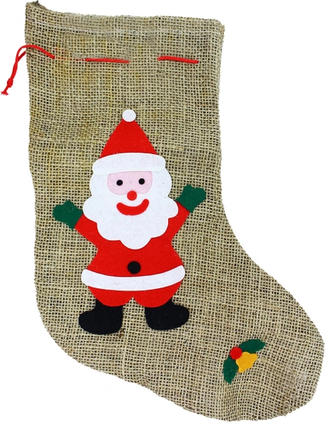 Miklavževa juta nogavica z zanko 38 cm