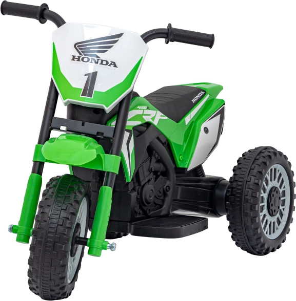 Otroški električni motor Honda CRF 450R na 3 kolesih – Zelena