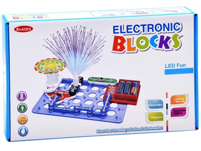 Izobraževalni svetleči set za male elektrotehnike
