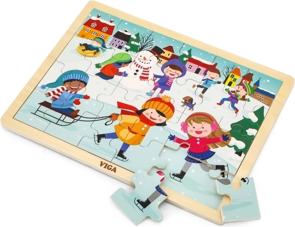 Trdna lesena deska za enostavno sestavljanje