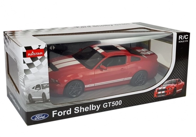 Dirkalni avto na daljinsko upravljanje Ford Shelby GT500 1:14 rdeča