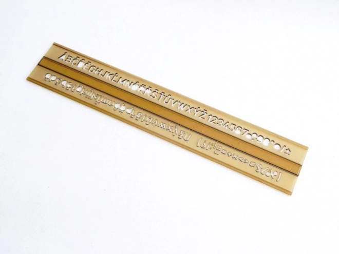 KOH-I-NOOR črkovna predloga 5 mm za mikrosvinčnik