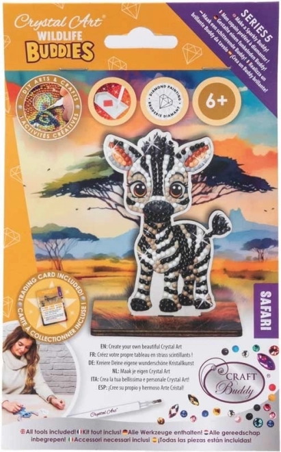 Diamantno slikanje Safari: Zebra