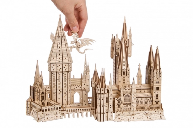 Ugears 3D leseno mehansko puzzle Grad Bradavičarka, Harry Potter