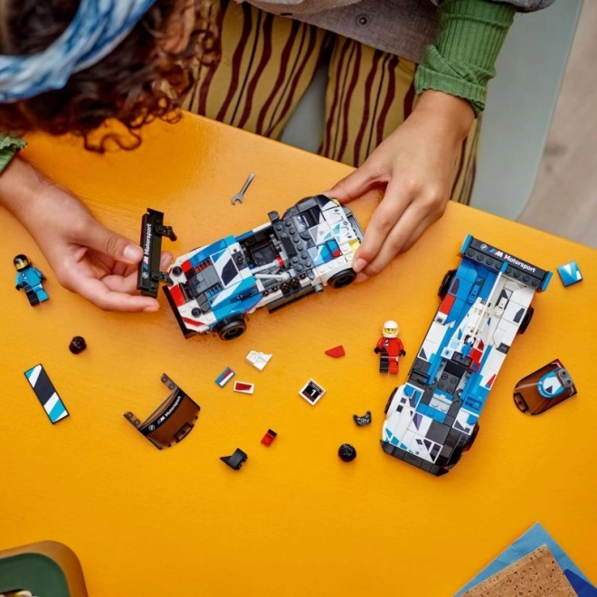 LEGO Speed Champions 76922 Dirkalni avtomobili BMW M4 GT3 in BMW M Hybrid V8