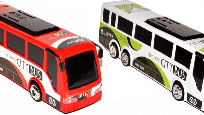 Plastični avtobus 35 cm – 2 barvi