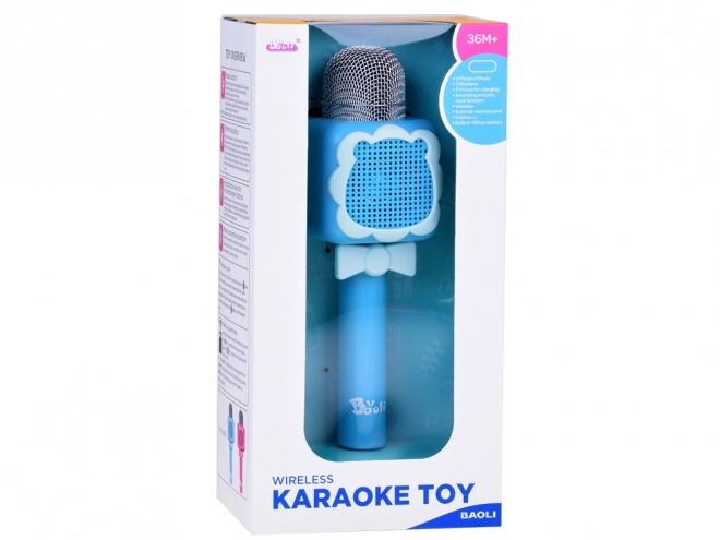 Brezžični mikrofon za otroke karaoke zabava – Roza