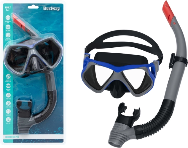 Set za snorkljanje BESTWAY – maska in snorkelj – črna