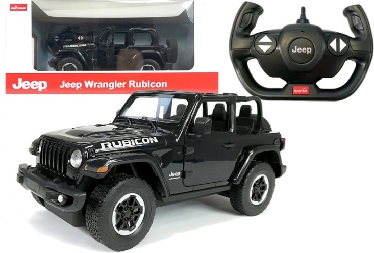 RC avto JEEP Wrangler Rubicon 1:14 črn Rastar