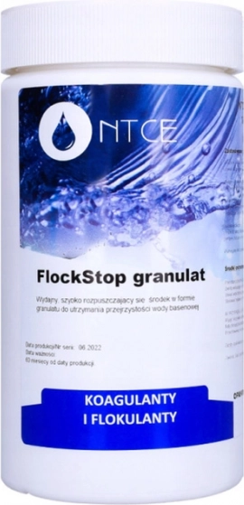 FlockStop granulat za koagulacijo vode v bazenu 1 kg