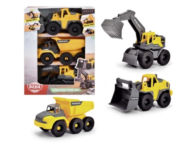 Gradbeni set Volvo 3 kosi, 16 cm