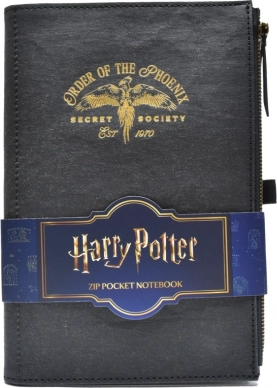 Harry Potter žepni zvezek s žepom in zadrgo Order of the Phoenix A5