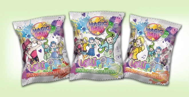 Šumeče tablete za vodo Lollipopz