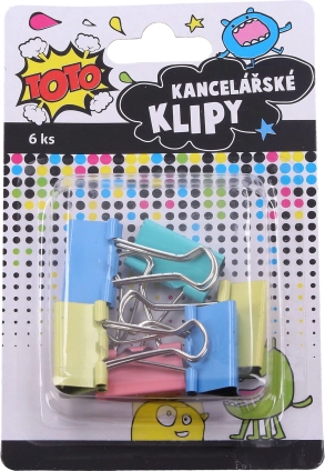 Pisalniške sponke 25 mm, 6 kos
