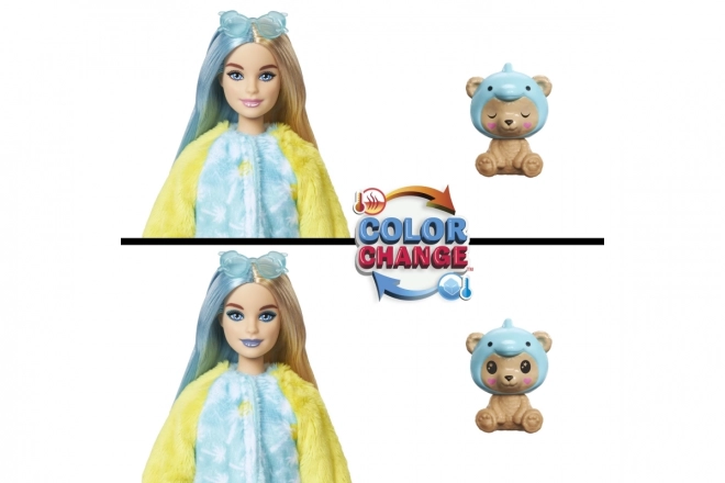 Panenka Barbie Cutie Reveal Lutka Medvedek - Delfin