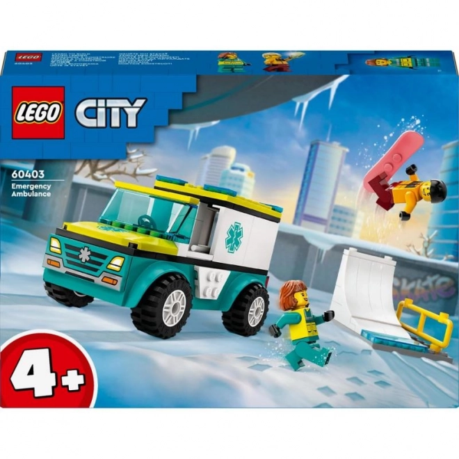 LEGO® City 60403 Reševalno vozilo in deskar