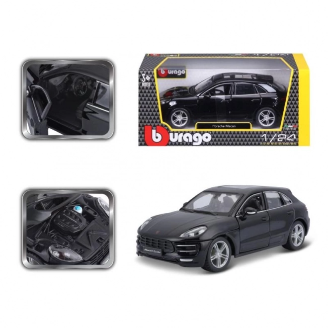 Bburago 1:24 Porsche Macan črna 18-21077