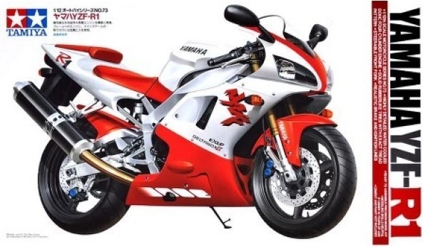 Plastični model motocikla YAMAHA YZF-R1 za lepljenje in barvanje