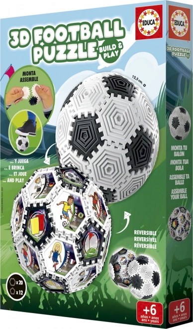 3D sestavljanka - nogometna žoga s 32 deli