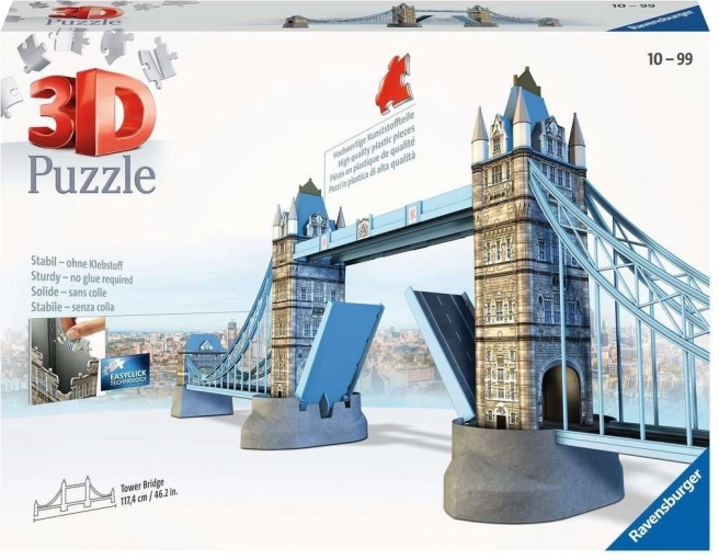 Ravensburger 3D puzzle Tower Bridge London – 282 kosov