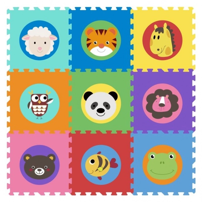 ECOTOYS Pene puzzle Živalske glavice (29x29)