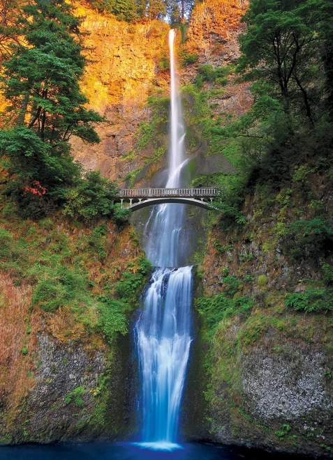 Sestavljanka Multnomah Falls, ZDA 1000 kosov