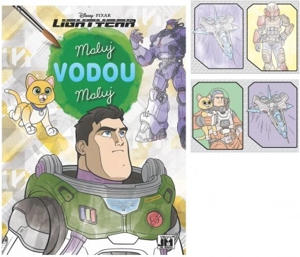 Pobarvanka Slikaj z vodo Rakeťák