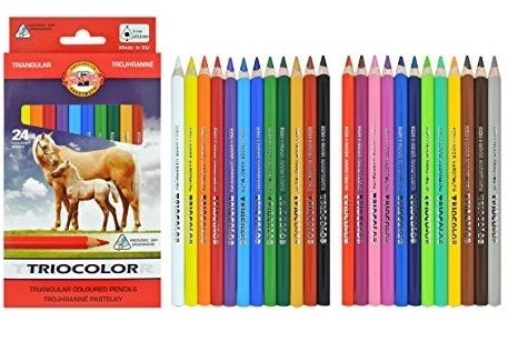 Trikotne barvice Koh-i-noor 24 kos Triocolor